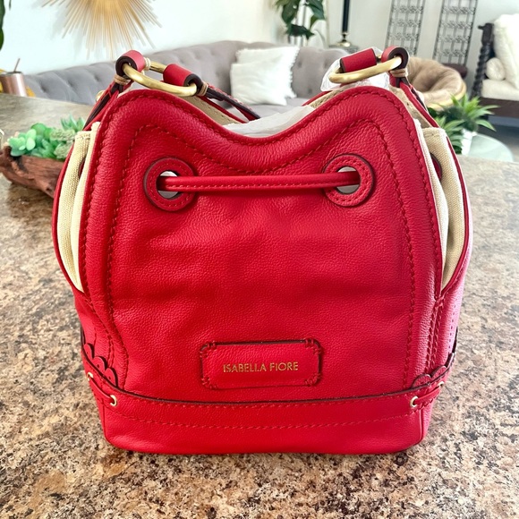 Isabella Fiore Lotus Drawstring Purse - Picture 2 of 10